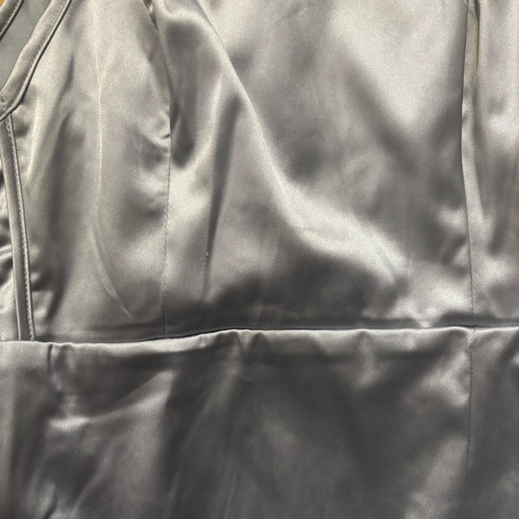 Lulus Dusty Blue Satin Midi Dress Womens Size Small New With Tag Sleeveless - Picture 4 of 6